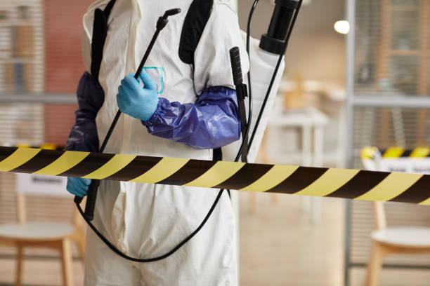 Professional Biohazard Cleanup technician working in Medford, OR